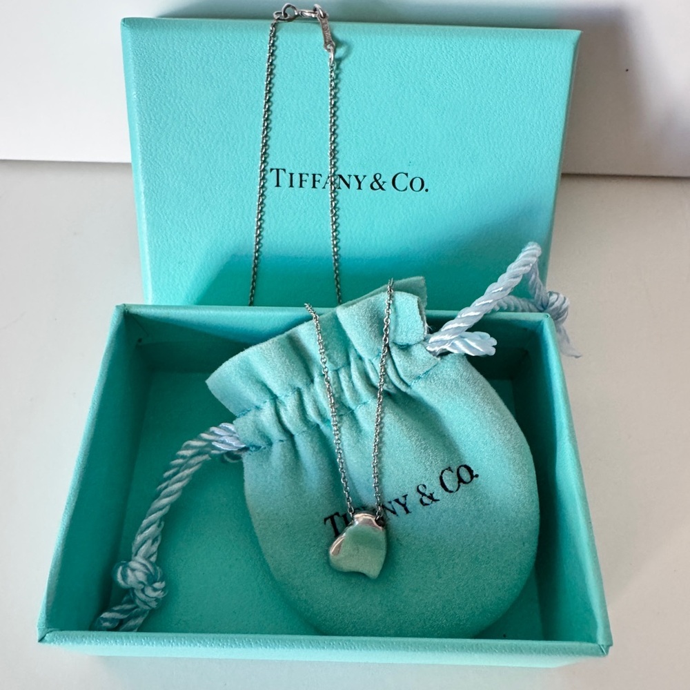 Authentic Tiffany&Co. Elsa Peretti Full Heart SV925 Pendant Necklace Box/Dustbag - Picture 6 of 8